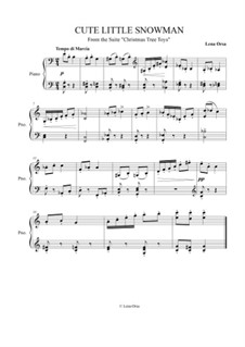 Christmas Tree Toys: Cute Little Snowman by Lena Orsa