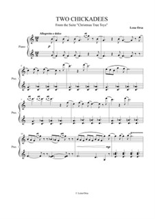 Christmas Tree Toys: Two Chickadees by Lena Orsa