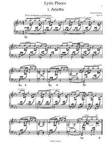 Lyric Pieces, Op.12: set completo by Edvard Grieg