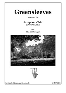 Chamber version: For three saxophones by folklore