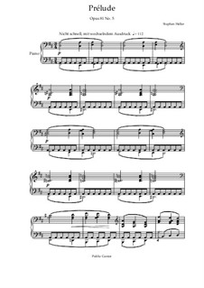 Twenty-Four Preludes, Op.81: introdução No.5 by Stephen Heller