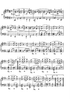 Waltz No.16: arranjo para piano by Johannes Brahms