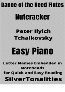 No.7 Dance of the Mirlitons: For easy piano 2nd Edition by Pyotr Tchaikovsky
