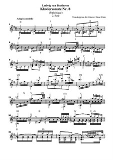 Movement II: Para Guitarra by Ludwig van Beethoven