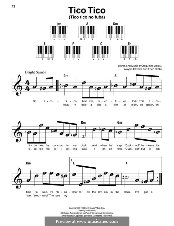 Tico-Tico no fubá: Para Piano by Zequinha de Abreu