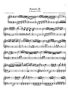 Sonata for Piano No.43 in E Flat Major, Hob.XVI/28: movimento I by Joseph Haydn