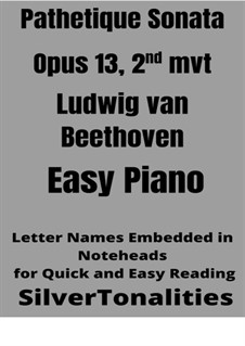 Movement II: For easiest piano 2nd Edition by Ludwig van Beethoven