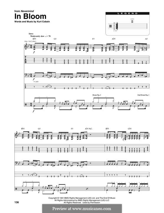 In Bloom (Nirvana): Transcribed score by Kurt Cobain