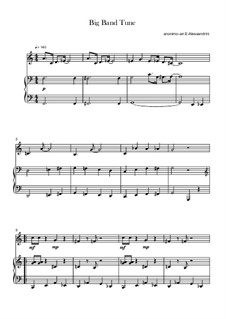 Big Band Tune: para violino by Unknown (works before 1850)