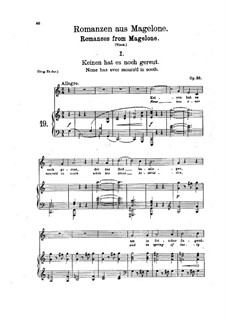 Fifteen Romances, Op.33: set completo by Johannes Brahms