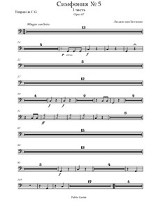 Movement I: Peça para Timpano by Ludwig van Beethoven