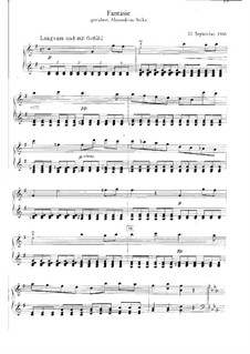 Fantasia in G Major, WAB 118: movimento I by Anton Bruckner