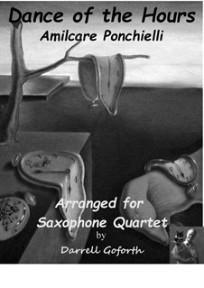 Dance of the Hours: para quarteto de saxofone by Amilcare Ponchielli