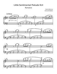 Little Sentimental Prelude 42 'Romance': Little Sentimental Prelude 42 'Romance' by Galina Bobrova