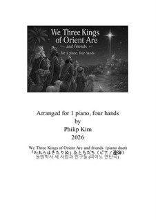 Piano version: For four hands by John H. Hopkins Jr.