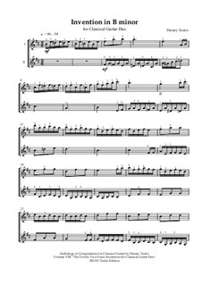 Invention in B minor: Invention in B minor by Dmitry Teslov