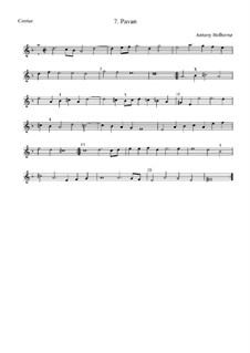 Pavan in D Minor: canto by Anthony Holborne