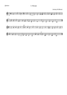 Pavan in G Major: quinto by Anthony Holborne