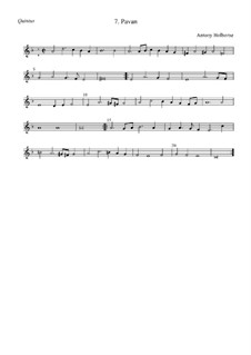 Pavan in D Minor: quinto by Anthony Holborne