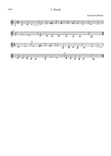 Pavan in G Major: alto by Anthony Holborne