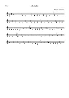 Lullabie: alto by Anthony Holborne