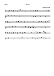 Pavan in G Minor: quinto by Anthony Holborne
