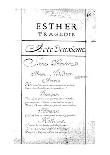 Esther: Ato II by Jean-Baptiste Moreau