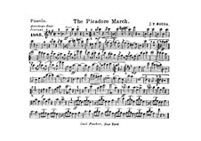 The Picador March: partes by John Philip Sousa