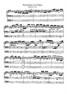 Prelude for Organ in E Major, BuxWV 141: para um único musico (Editado por H. Bulow) by Dietrich Buxtehude