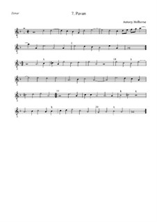 Pavan in D Minor: tenor by Anthony Holborne