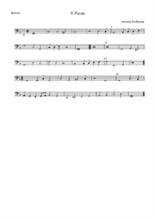 Pavan in G Minor: basso by Anthony Holborne