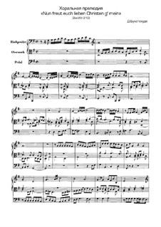 Nun freut euch, lieben Christen g'mein, BuxWV 210: Nun freut euch, lieben Christen g'mein by Dietrich Buxtehude
