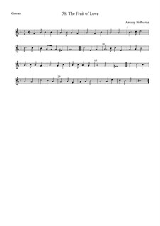 The Fruit of Love: canto by Anthony Holborne