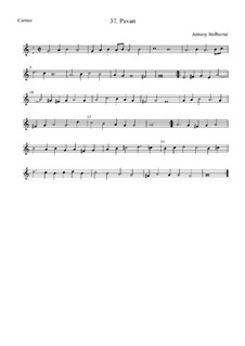 Pavan: canto by Anthony Holborne