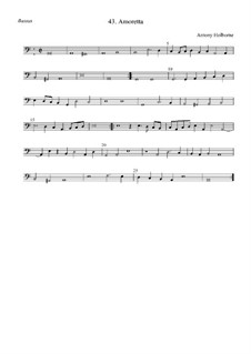 Amoretta: basso by Anthony Holborne