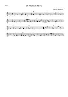 The Fruit of Love: alto by Anthony Holborne