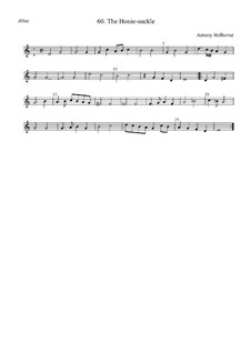 The Honie-suckle: alto by Anthony Holborne