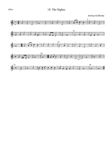The Sighes: alto by Anthony Holborne