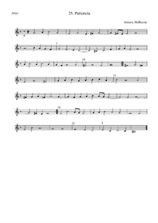 Patiencia: alto by Anthony Holborne