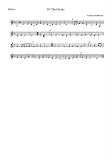 The Choise: quinto by Anthony Holborne