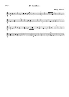 The Choise: tenor by Anthony Holborne