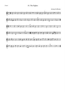 The Sighes: tenor by Anthony Holborne