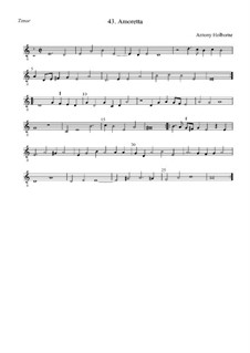 Amoretta: tenor by Anthony Holborne
