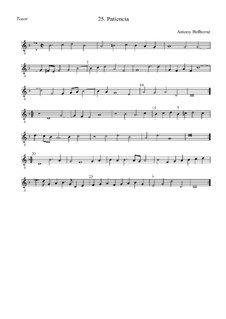 Patiencia: tenor by Anthony Holborne
