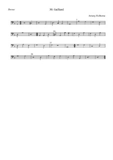 Galliard in D Minor for Strings: basso by Anthony Holborne