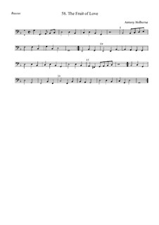 The Fruit of Love: basso by Anthony Holborne