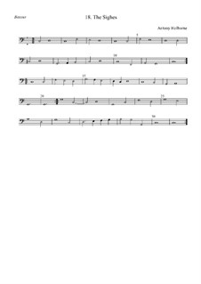 The Sighes: basso by Anthony Holborne