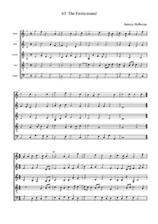 The Fairie-round: partitura completa by Anthony Holborne