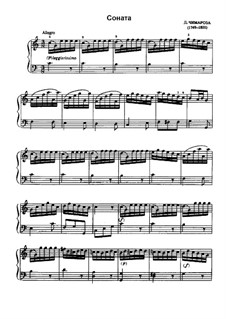 Sonata in C Major: Para Piano by Domenico Cimarosa