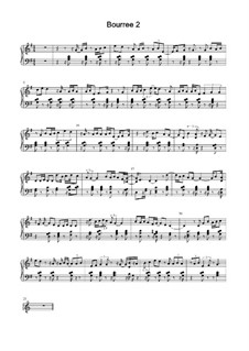 Bourrée in G Major: Bourrée in G Major by Frédéric Chopin